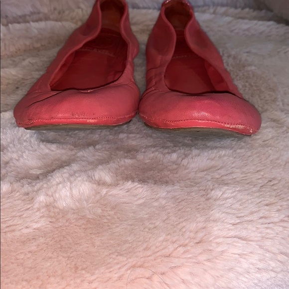 Tory Burch eddie landlines pink flat size 7 - Picture 2 of 4